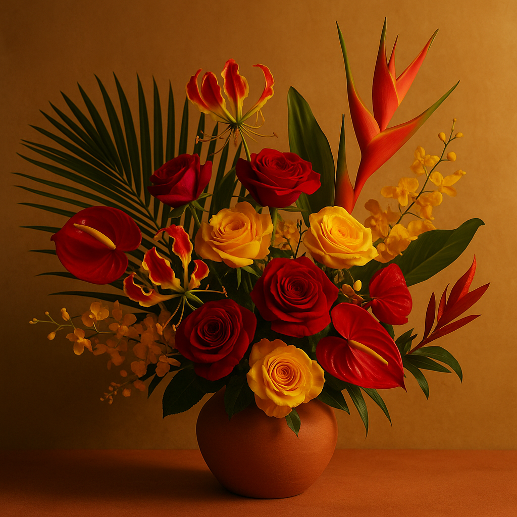 Arreglo floral vibrante Cúcuta